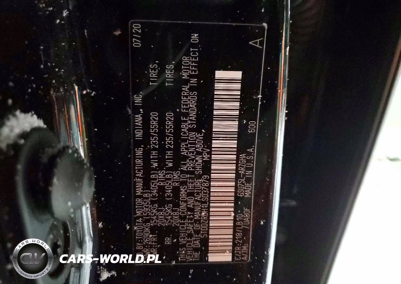 2020 Toyota Highlander Limited VIN:5TDDZRBH1LS037879 - 13