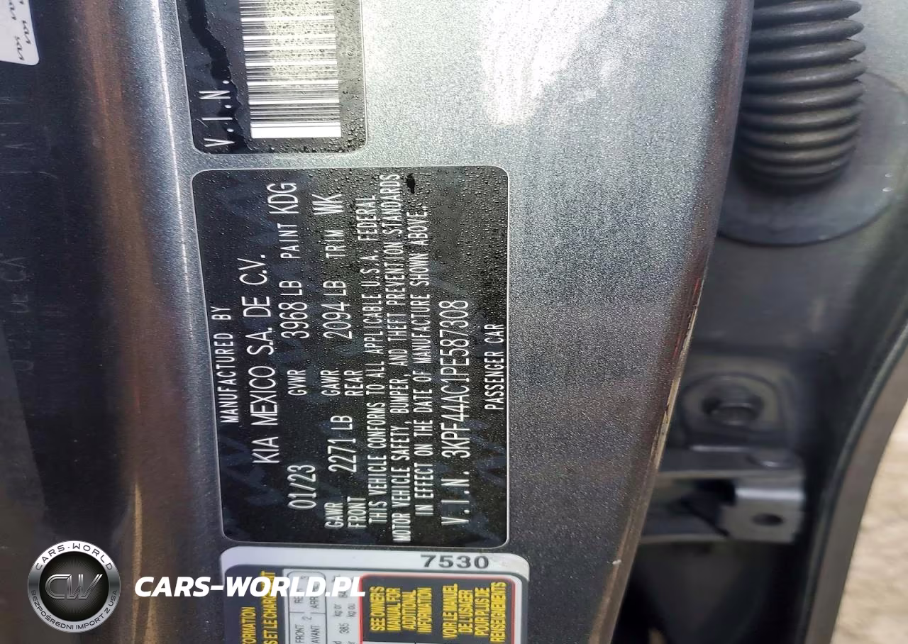 2023 Kia Forte Gt VIN:3KPF44AC1PE587308 - 12