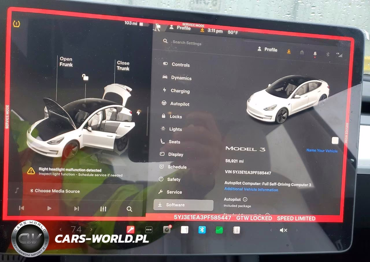 2023 Tesla Model 3 VIN:5YJ3E1EA3PF585447 - 9