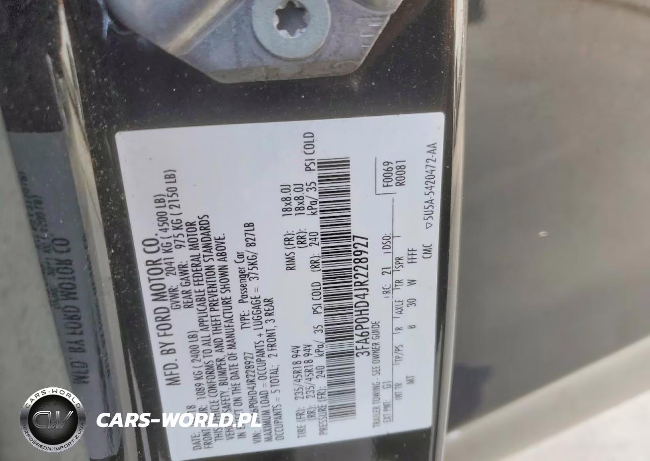 2018 Ford Fusion Se VIN:3FA6P0HD4JR228927 - 13
