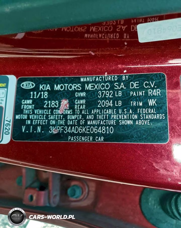 2019 Kia Forte Gt Line VIN:3KPF34AD6KE064810 - 13