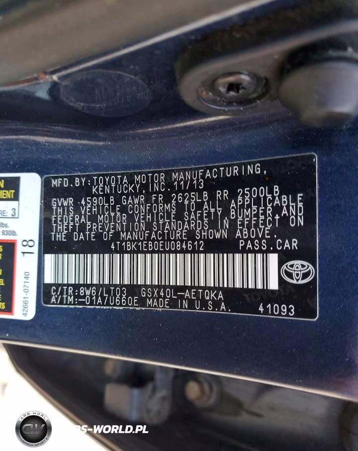 2014 Toyota Avalon Base VIN:4T1BK1EB0EU084612 - 13