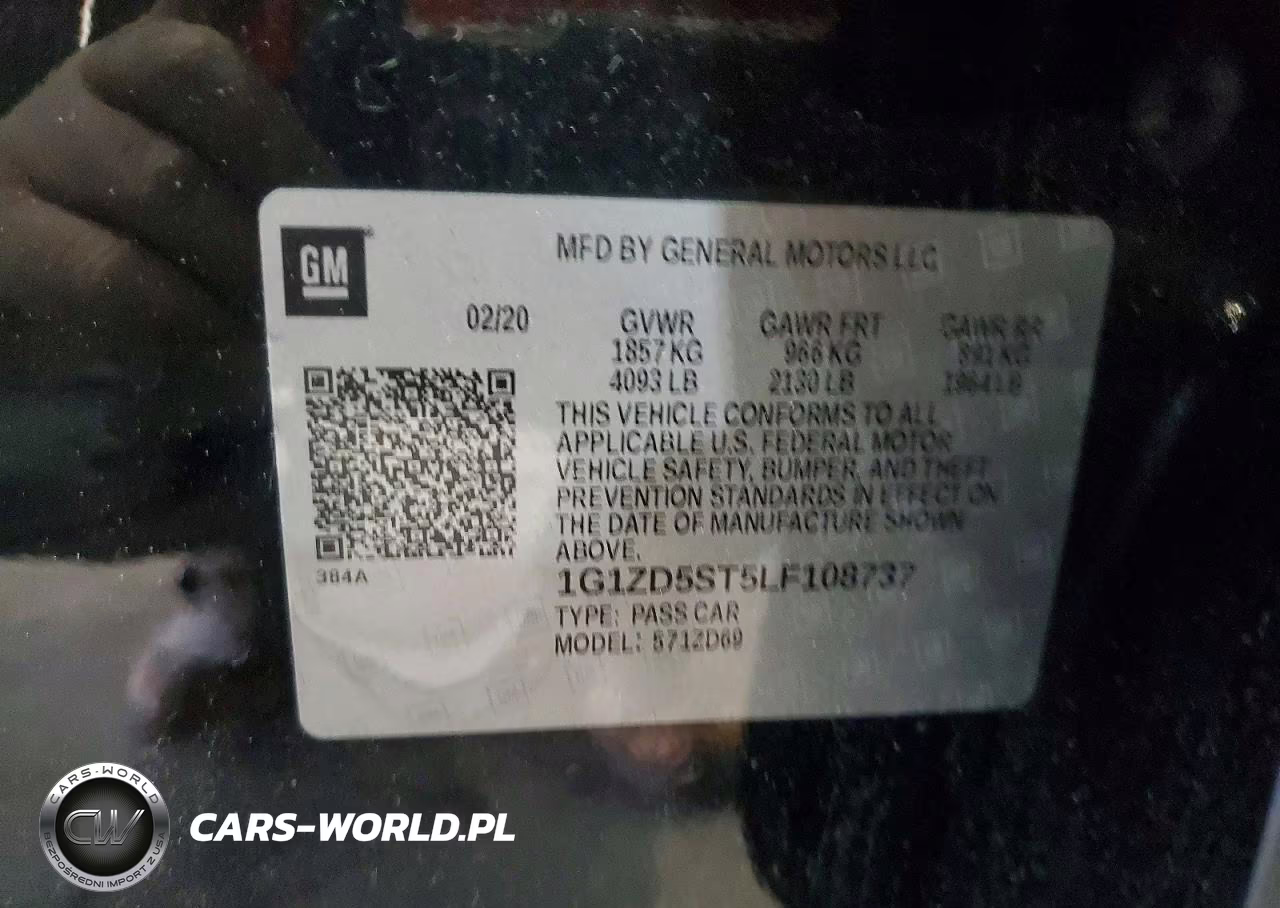 2020 Chevrolet Malibu Lt VIN:1G1ZD5ST5LF108737 - 13
