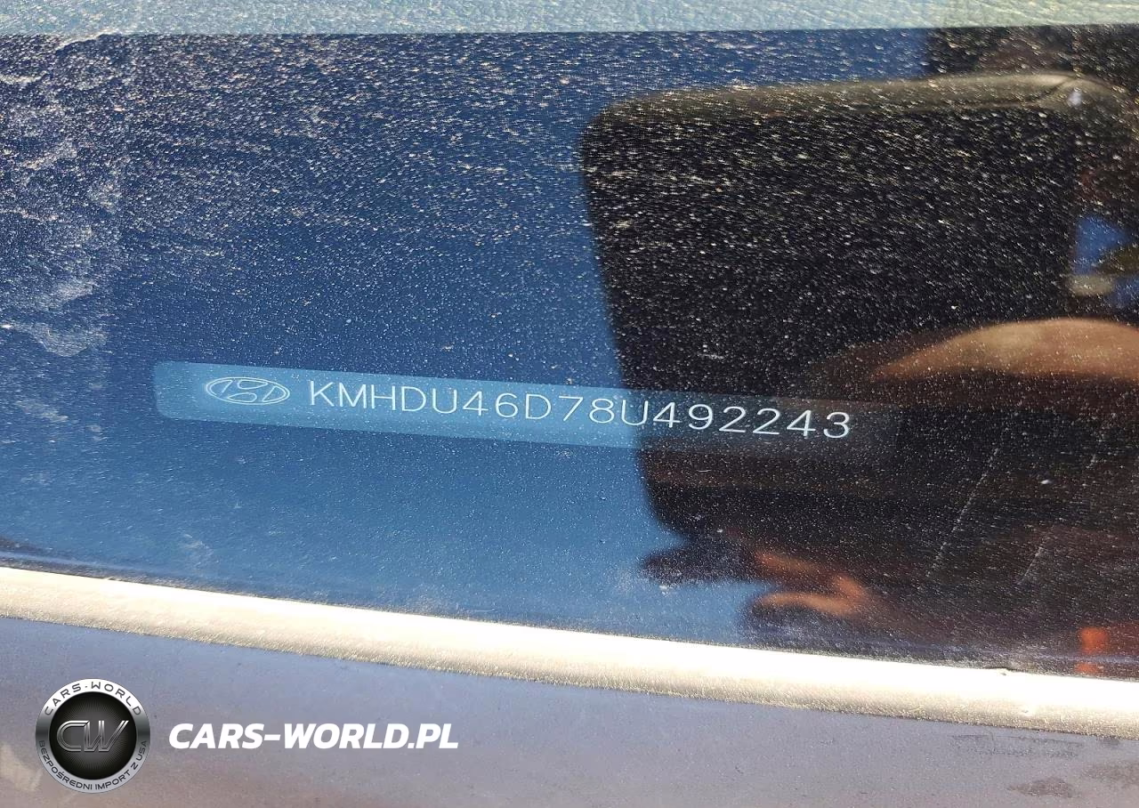 2008 Hyundai Elantra Gls VIN:KMHDU46D78U492243 - 12