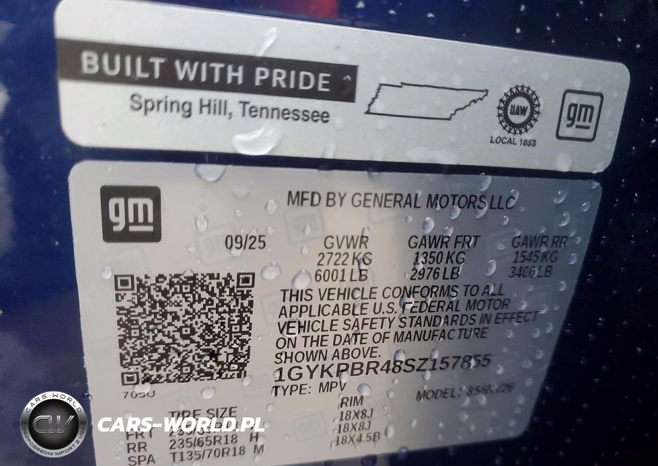 2025 Cadillac Xt6 Luxury VIN:1GYKPBR48SZ157855 - 14