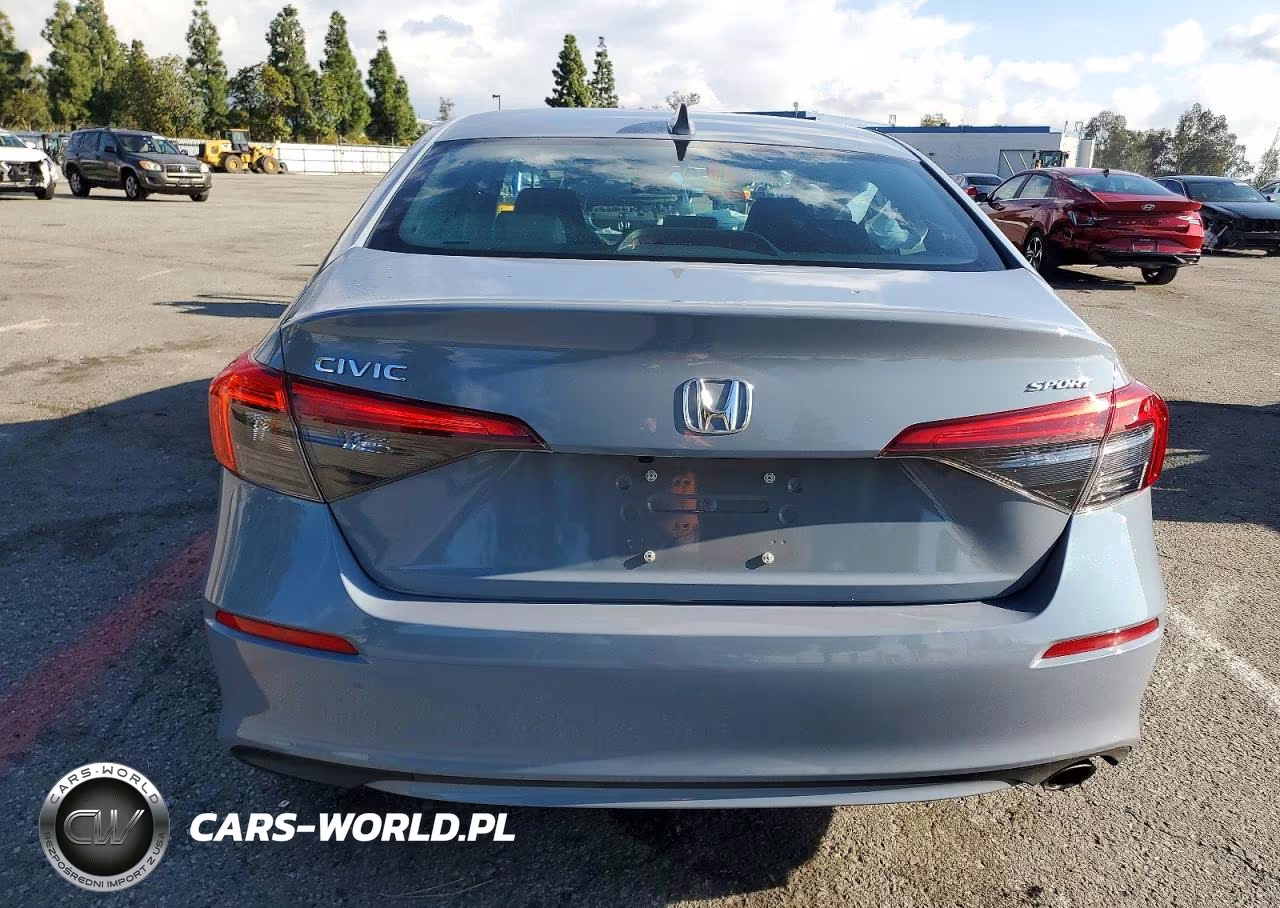 2022 Honda Civic Sport VIN:2HGFE2F54NH607906 - 6