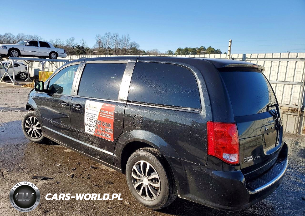 2012 Dodge Grand Caravan Se VIN:2C4RDGBG8CR378012 - 2