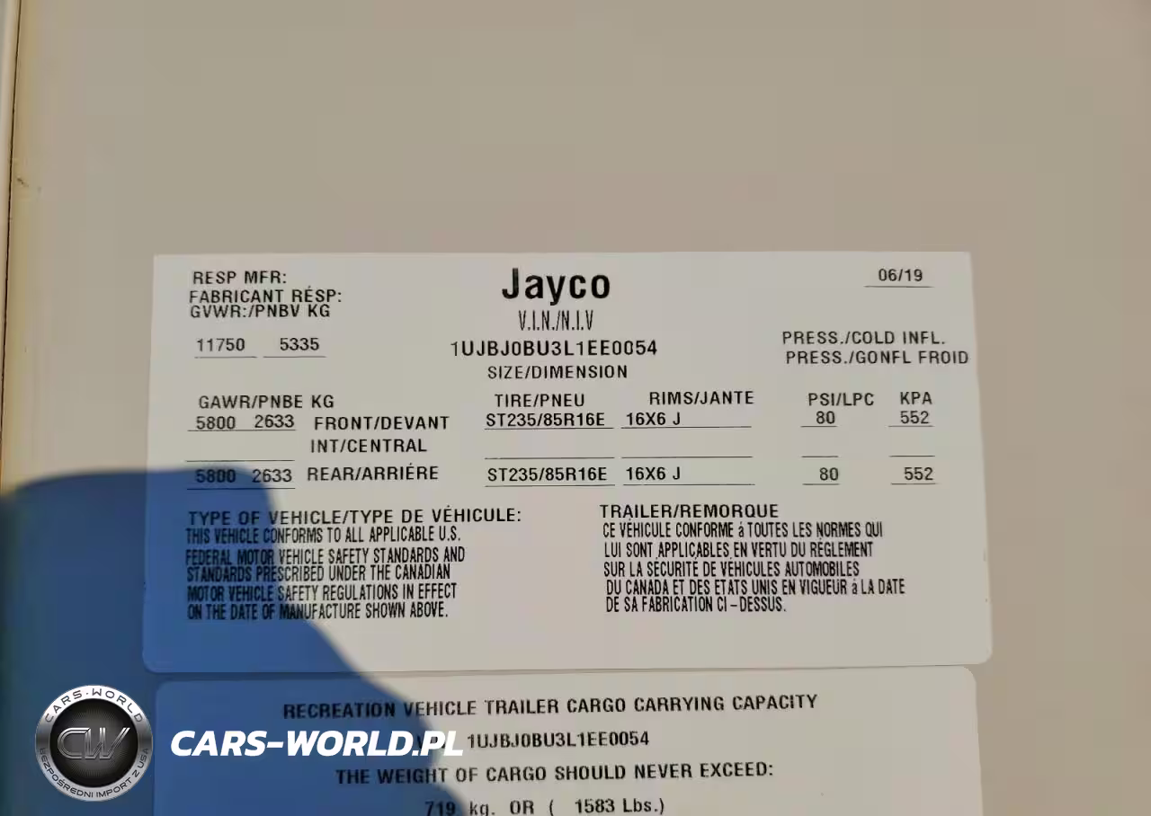 2020 Jayco Eagle VIN:1UJBJ0BU3L1EE0054 - 10