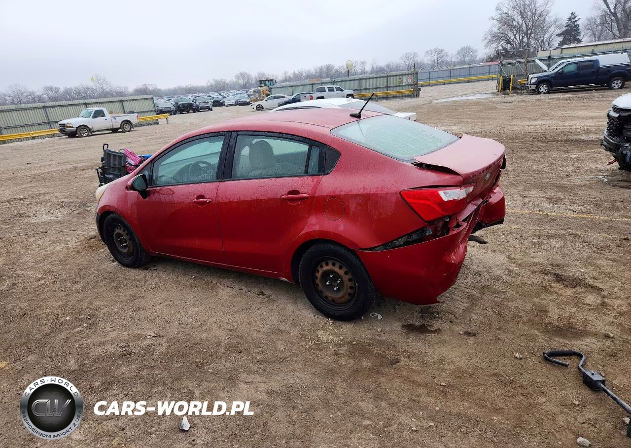 2013 Kia Rio Lx VIN:KNADM4A36D6268167 - 2