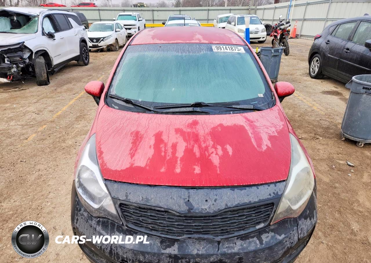 2013 Kia Rio Lx VIN:KNADM4A36D6268167 - 5
