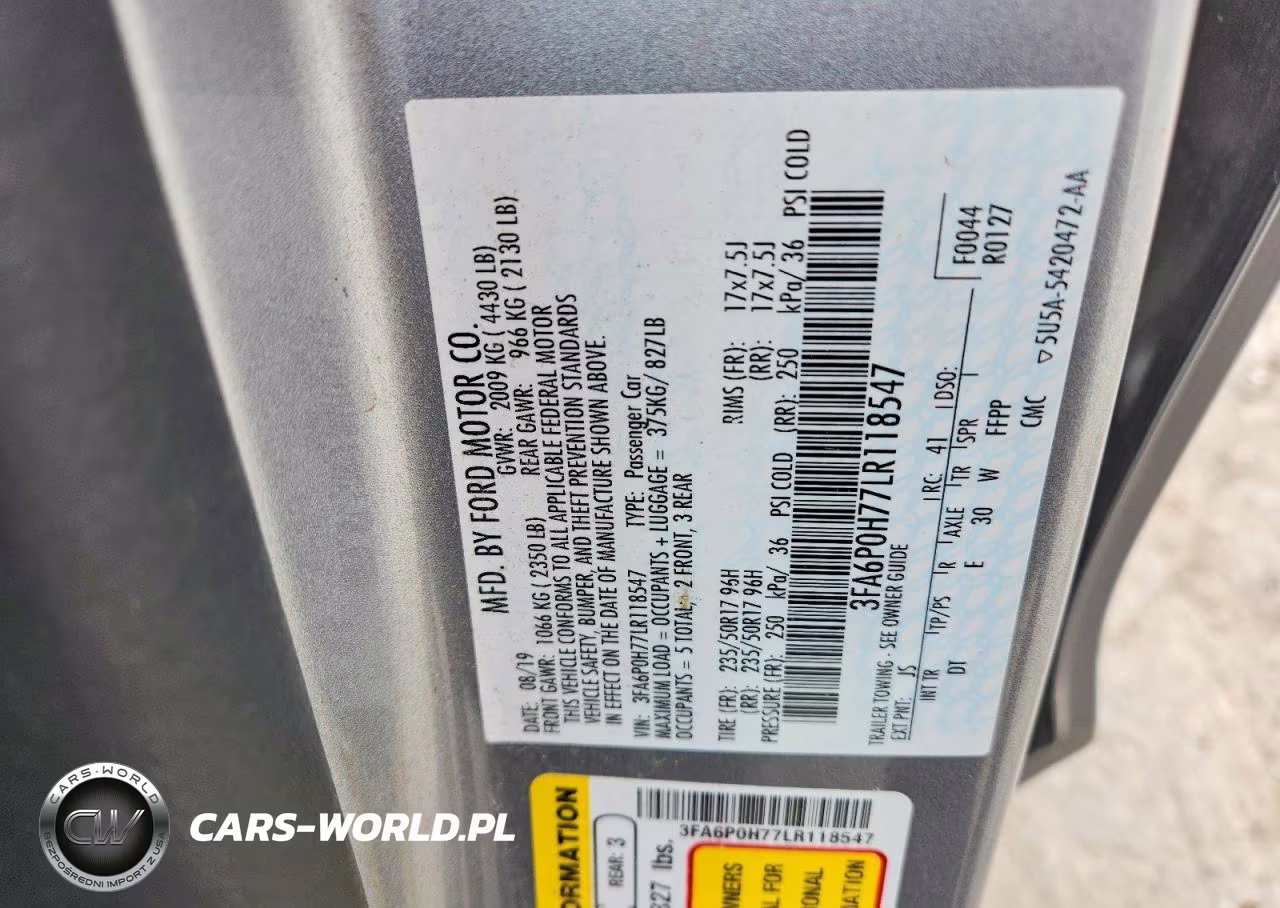 2020 Ford Fusion Se VIN:3FA6P0H77LR118547 - 12