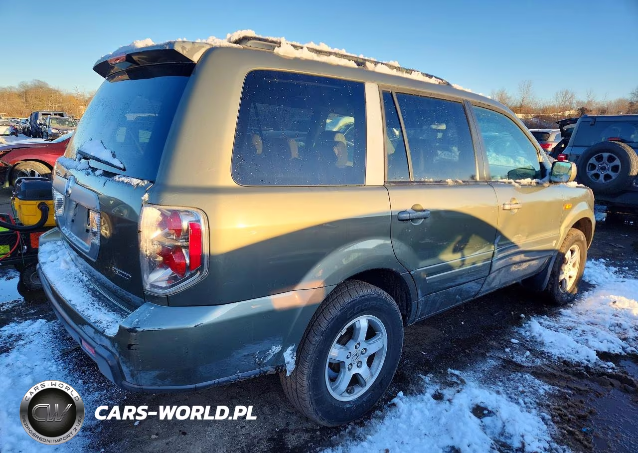 2007 Honda Pilot Ex VIN:2HKYF18447H511657 - 4