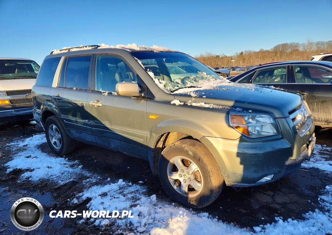 2007 Honda Pilot Ex VIN:2HKYF18447H511657 - 5