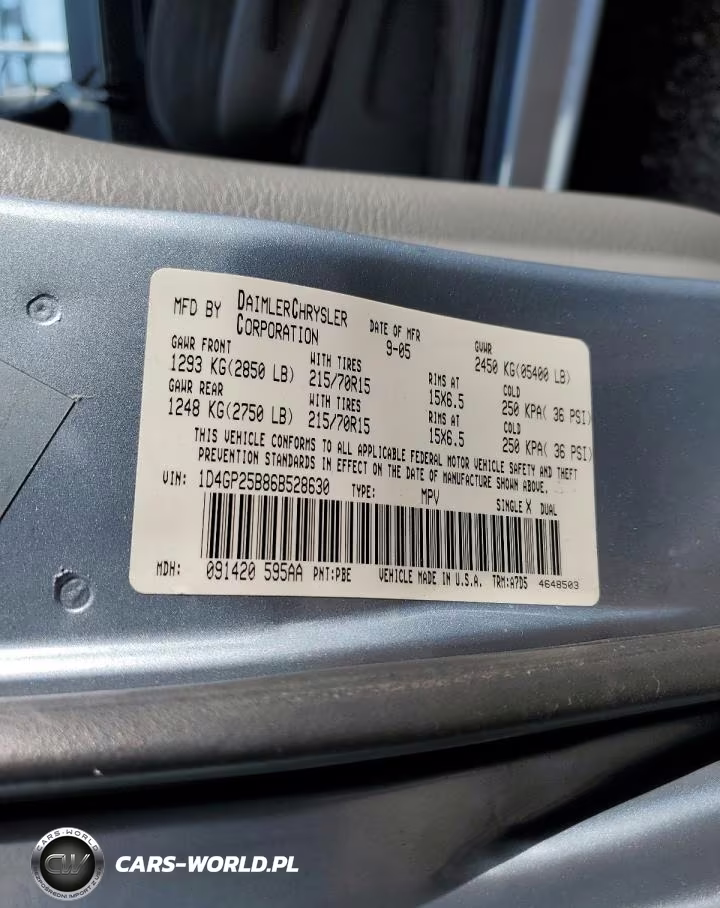 2006 Dodge Caravan Se VIN:1D4GP25B86B528630 - 13
