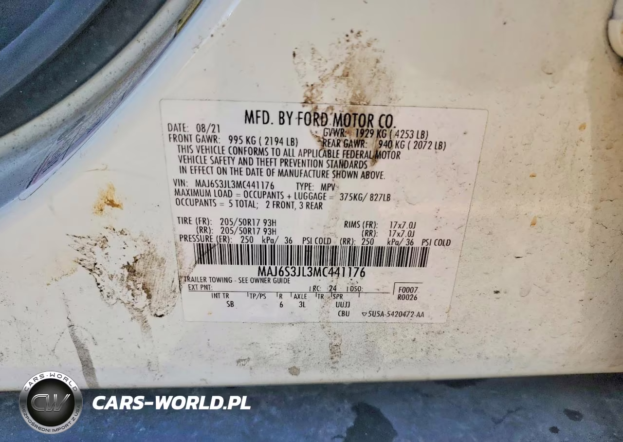 2021 Ford Ecosport Ses VIN:MAJ6S3JL3MC441176 - 12
