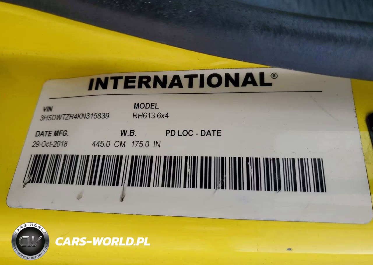 2019 International Rh613 Semi Truck VIN:3HSDWTZR4KN315839 - 10