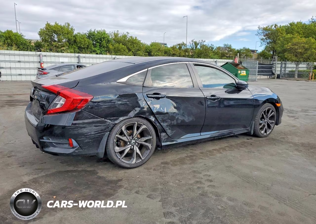 2020 Honda Civic Sport VIN:19XFC2F89LE017434 - 3