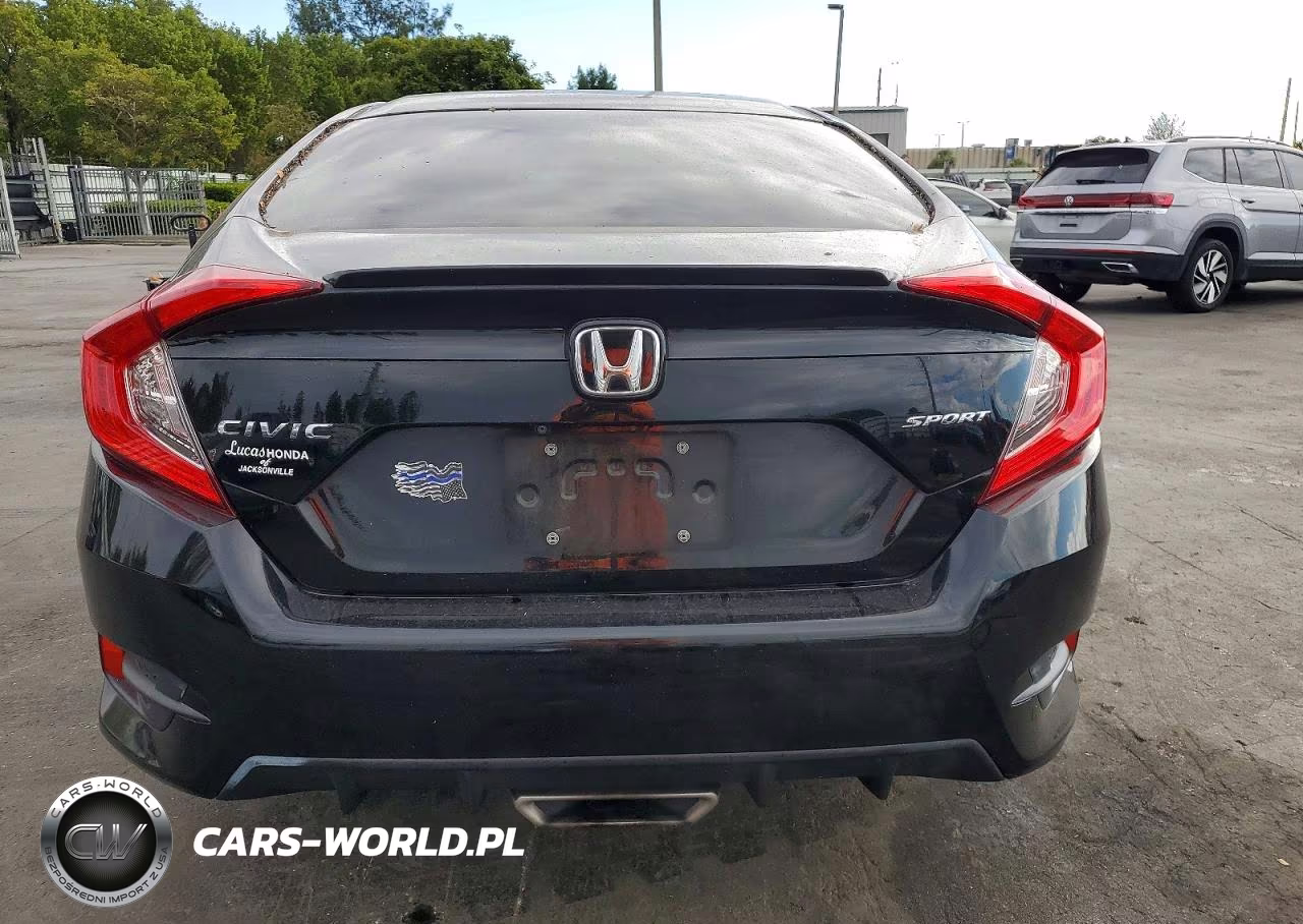 2020 Honda Civic Sport VIN:19XFC2F89LE017434 - 6