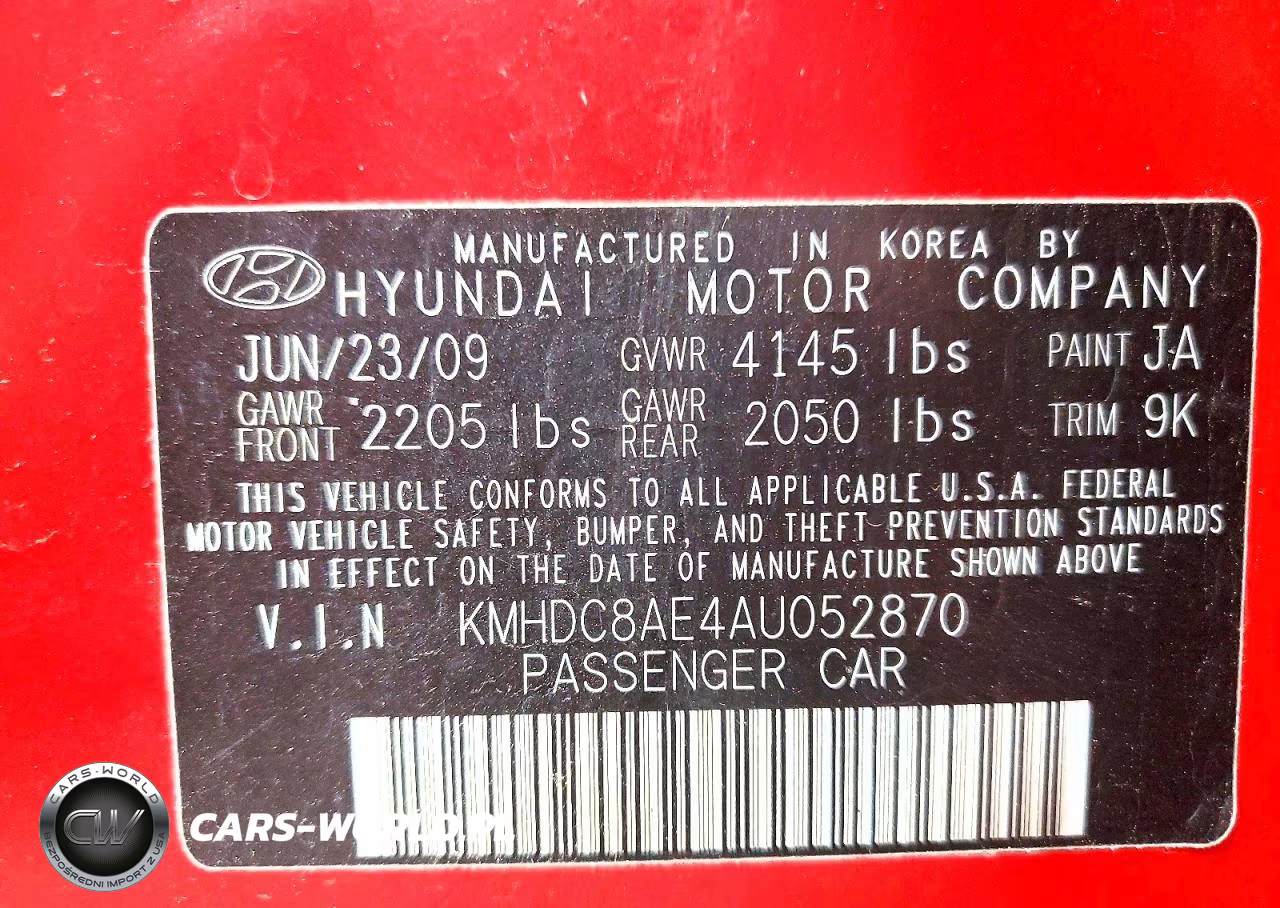 2010 Hyundai Elantra Touring Gls VIN:KMHDC8AE4AU052870 - 12