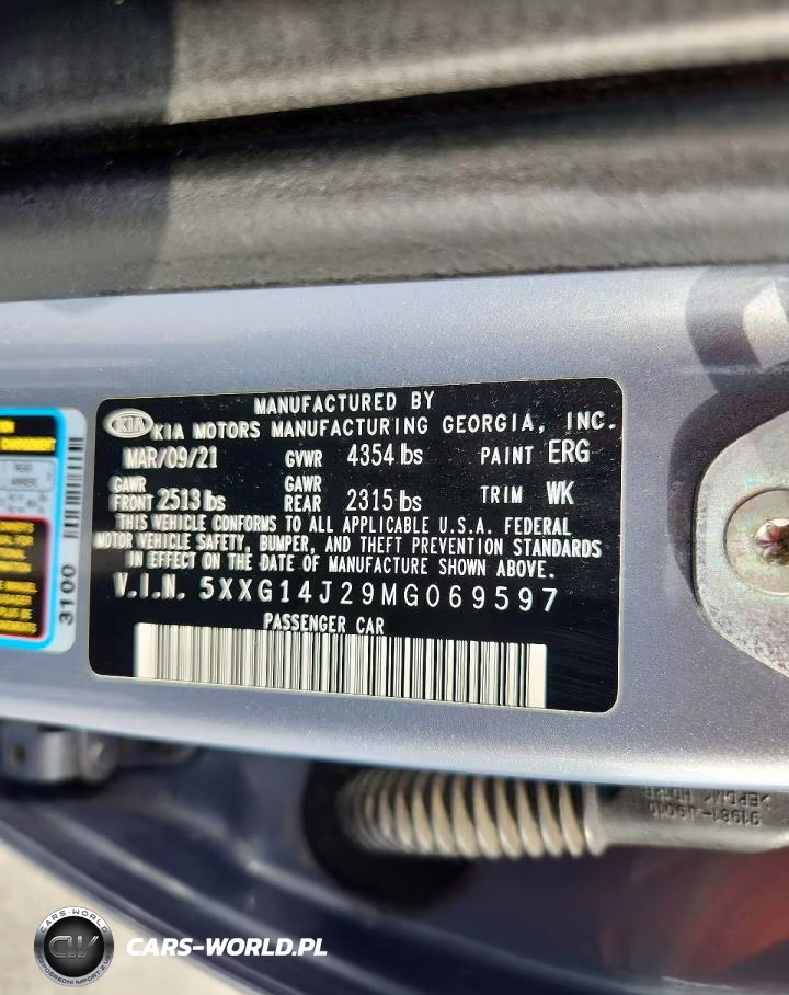 2021 Kia K5 Lxs VIN:5XXG14J29MG069597 - 12