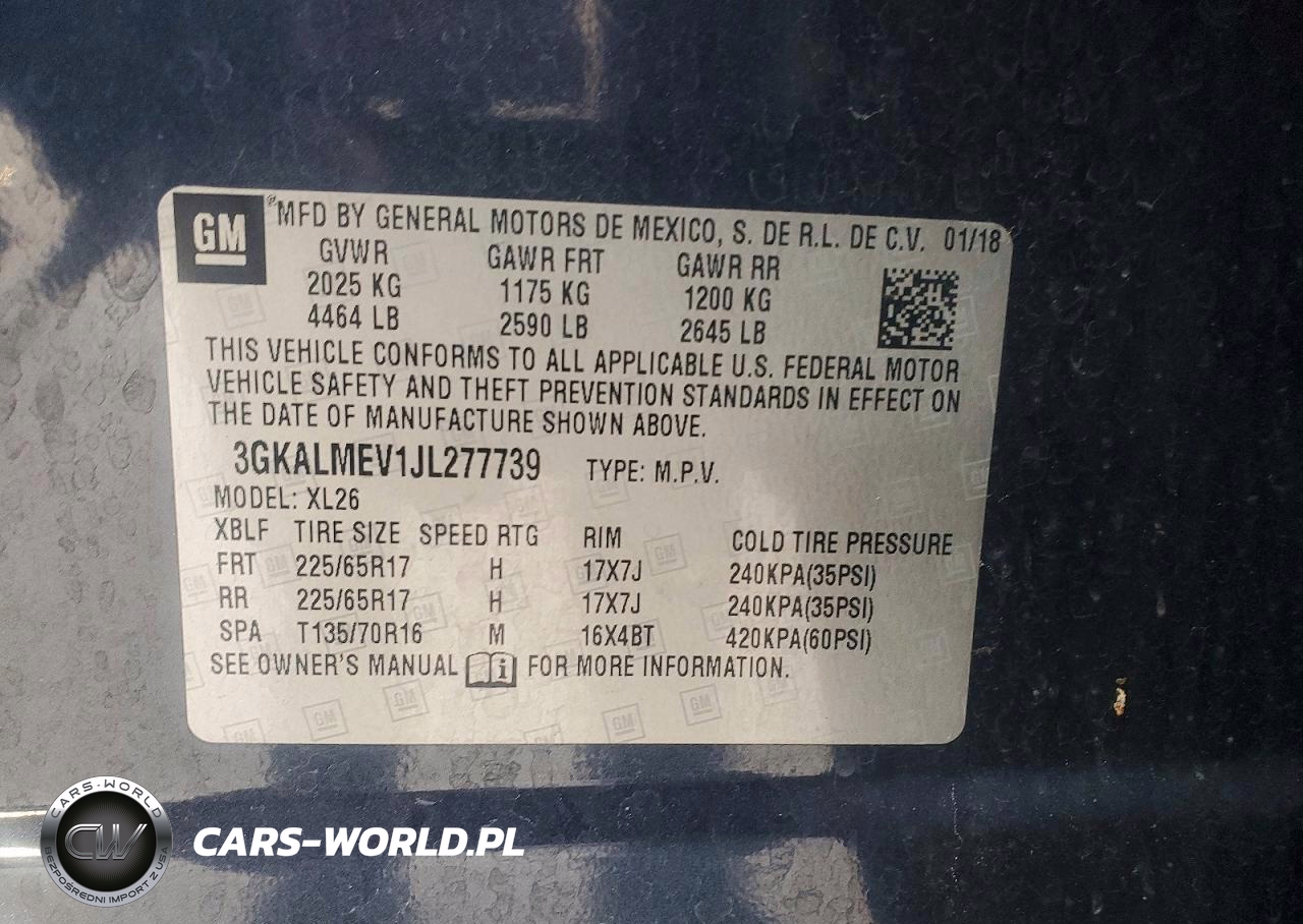 2018 GMC Terrain Sle VIN:3GKALMEV1JL277739 - 12
