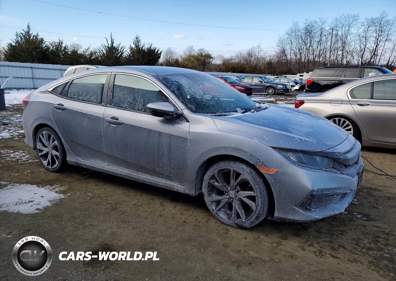 2019 Honda Civic Sport VIN:2HGFC2F8XKH526808 - 4