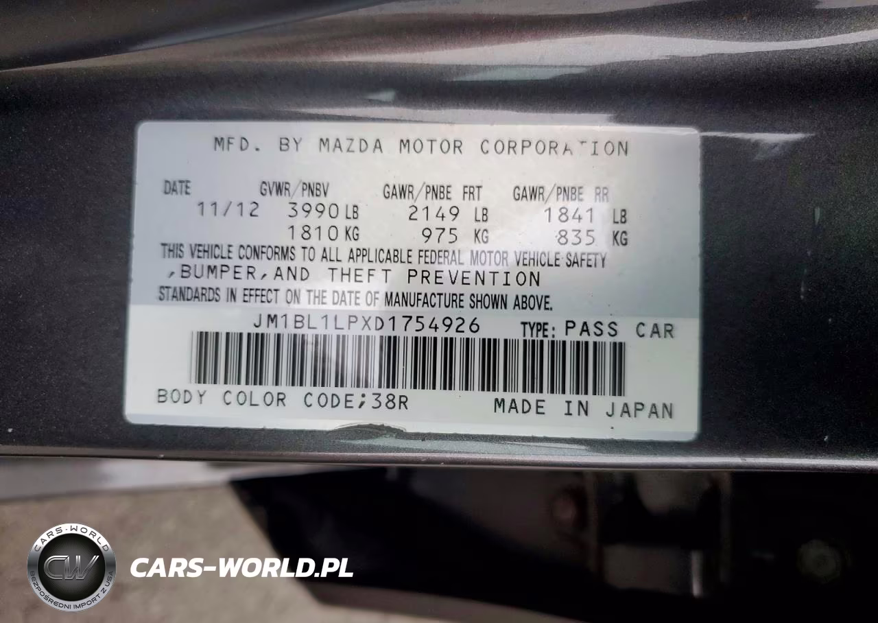 2013 Mazda 3 I VIN:JM1BL1LPXD1754926 - 12