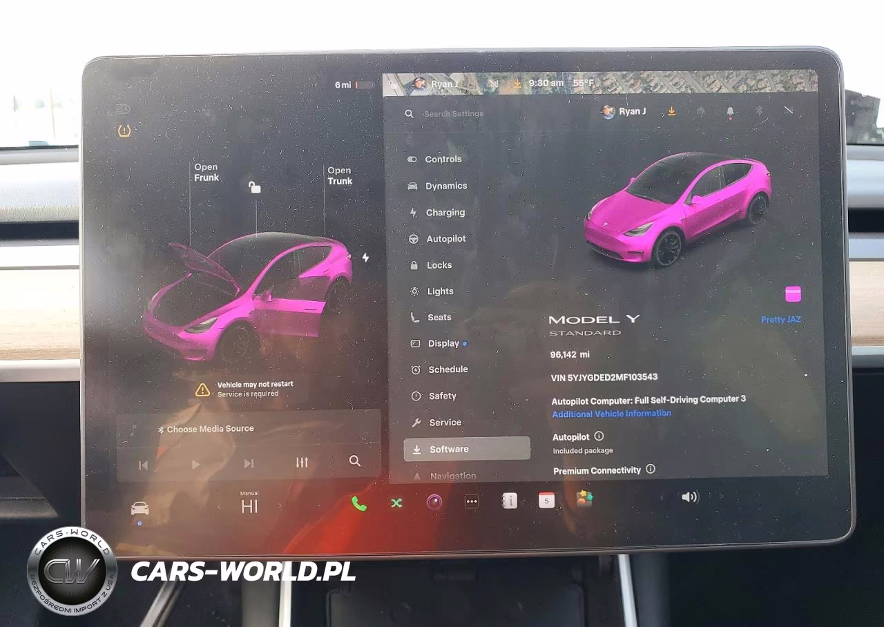 2021 Tesla Model Y VIN:5YJYGDED2MF103543 - 9