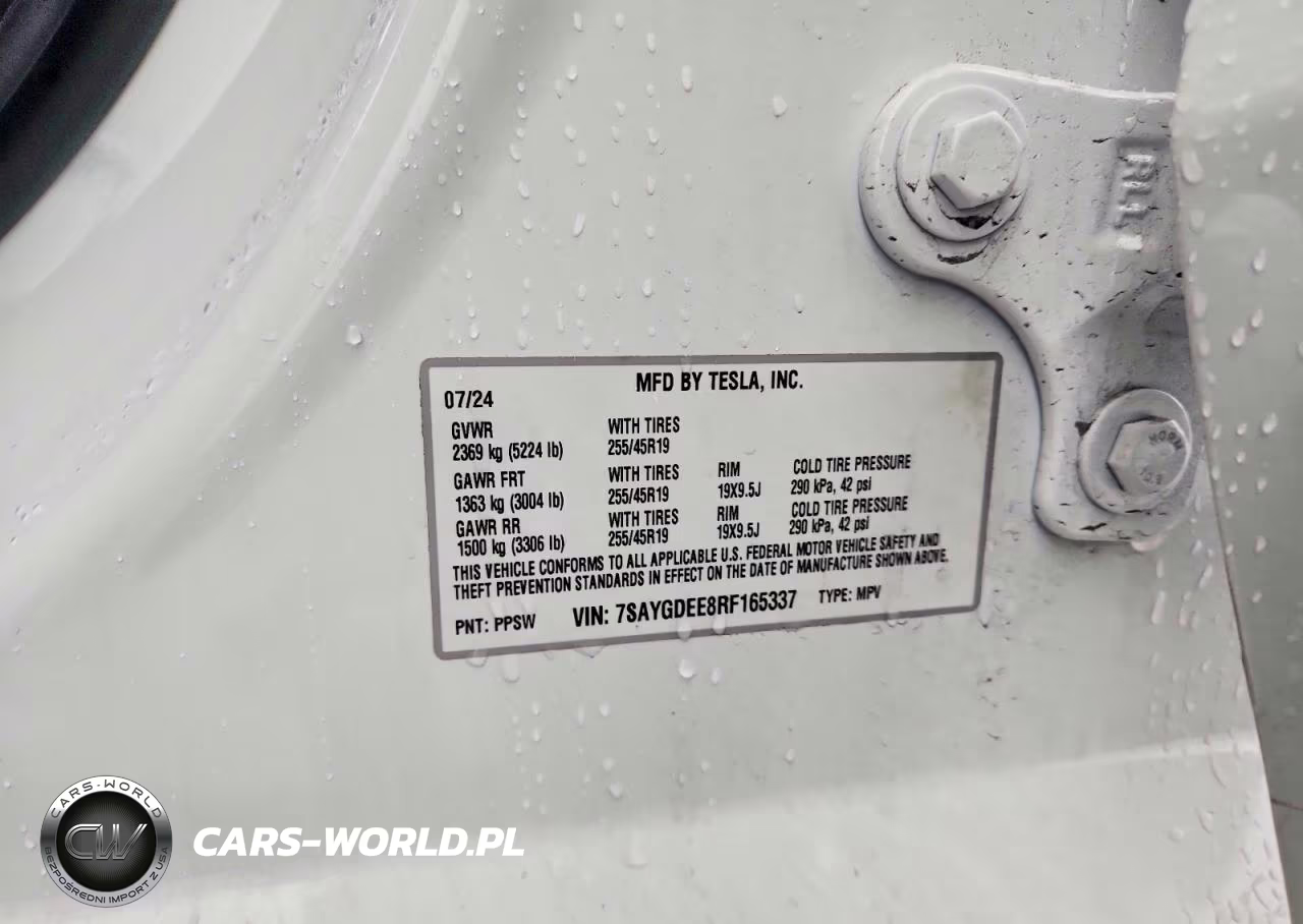2024 Tesla Model Y VIN:7SAYGDEE8RF165337 - 13