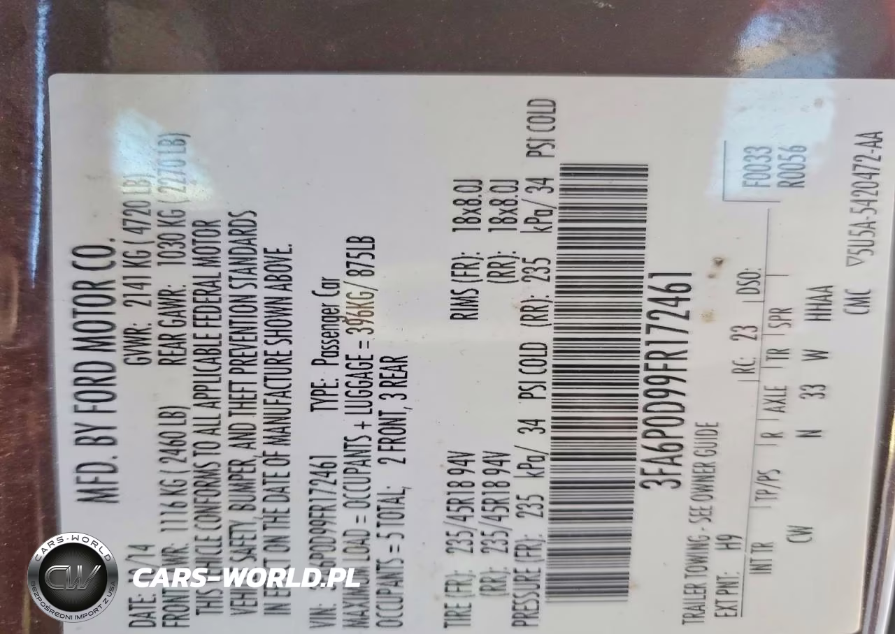 2015 Ford Fusion Titanium VIN:3FA6P0D99FR172461 - 12