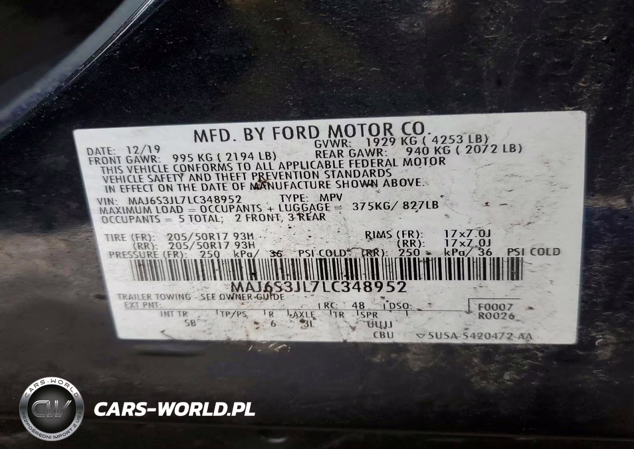 2020 Ford Ecosport Ses VIN:MAJ6S3JL7LC348952 - 13