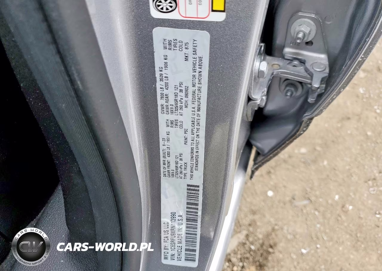 2024 Ram 1500 Trx VIN:1C6SRFU9XRN113990 - 12