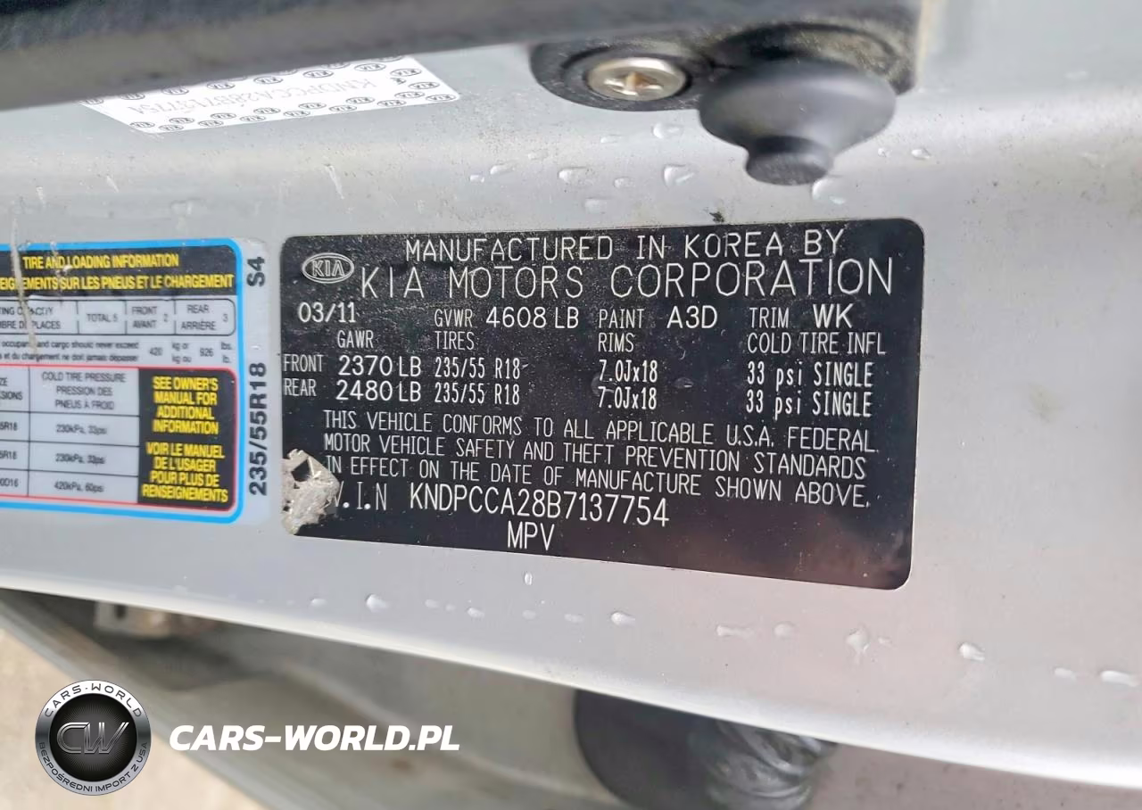 2011 Kia Sportage Ex VIN:KNDPCCA28B7137754 - 13