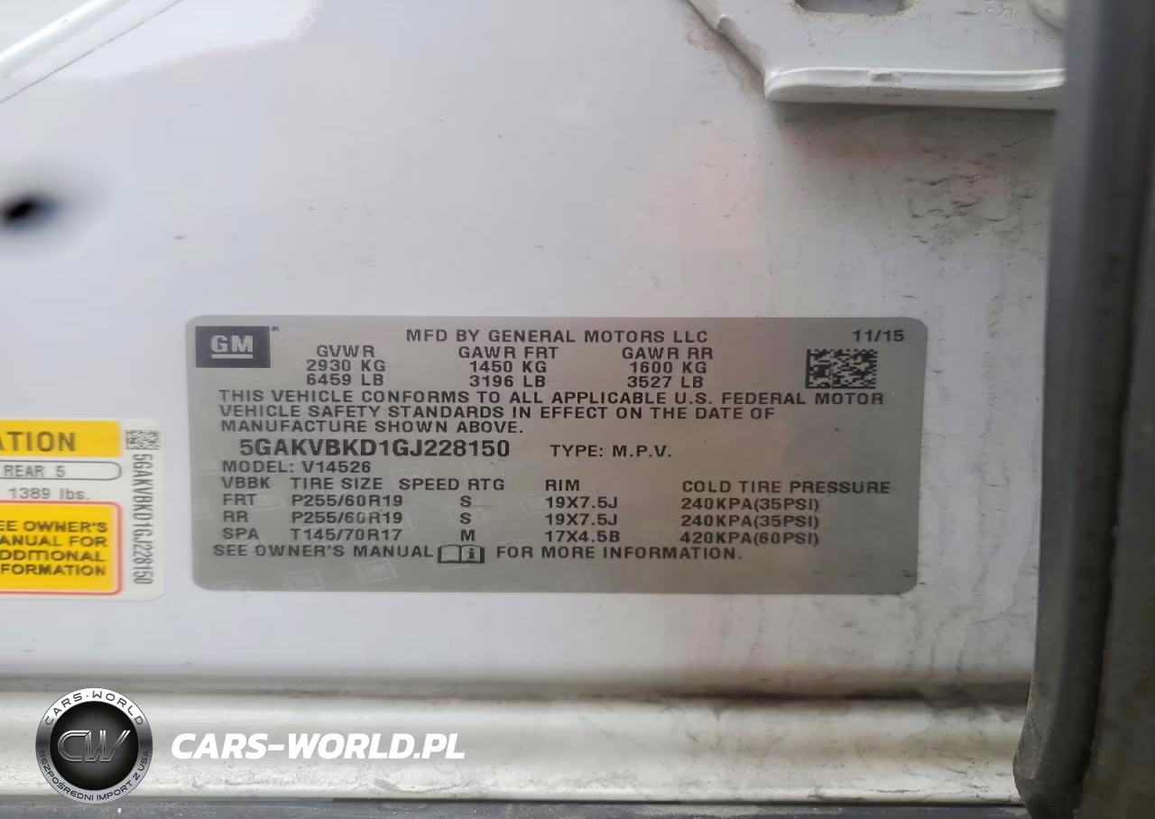 2016 Buick Enclave VIN:5GAKVBKD1GJ228150 - 12