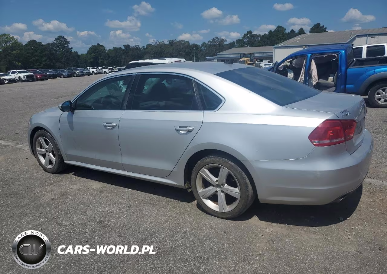 2012 Volkswagen Passat Se VIN:1VWBH7A33CC043718 - 2