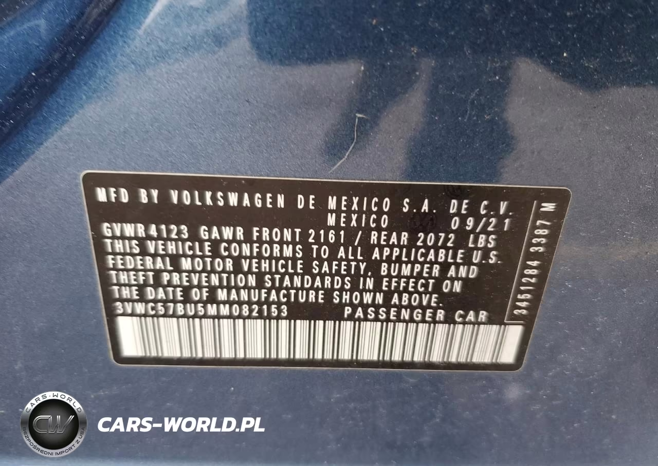 2021 Volkswagen Jetta S VIN:3VWC57BU5MM082153 - 13