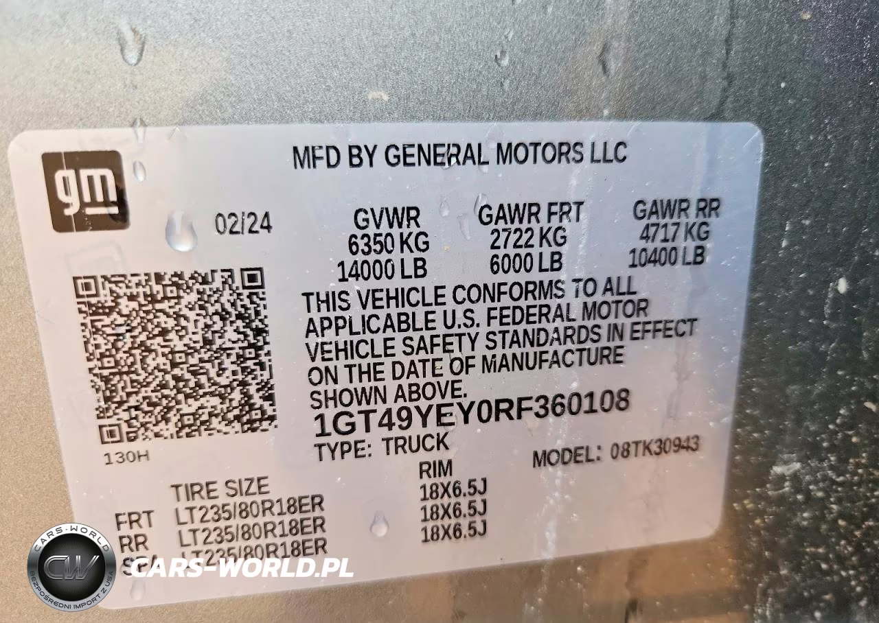2024 GMC Sierra K3500 Denali Ultimate VIN:1GT49YEY0RF360108 - 14