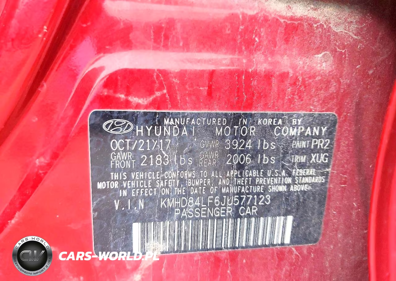 2018 Hyundai Elantra Value Edition VIN:KMHD84LF6JU577123 - 12
