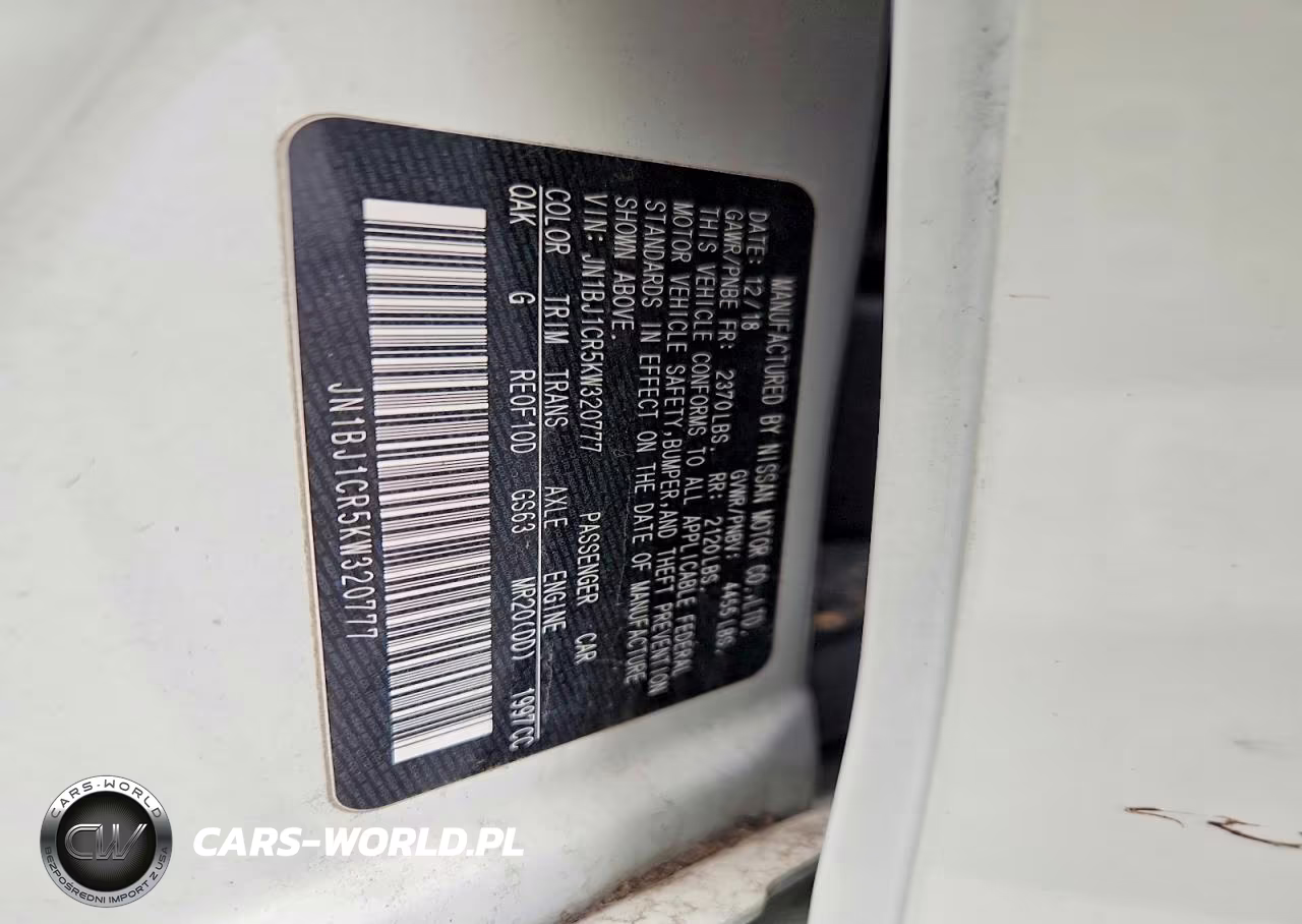 2019 Nissan Rogue Sport S VIN:JN1BJ1CR5KW320777 - 13