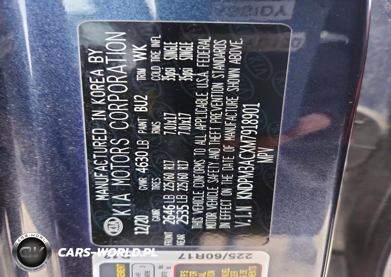 2021 Kia Sportage Lx VIN:KNDPM3ACXM7918901 - 13