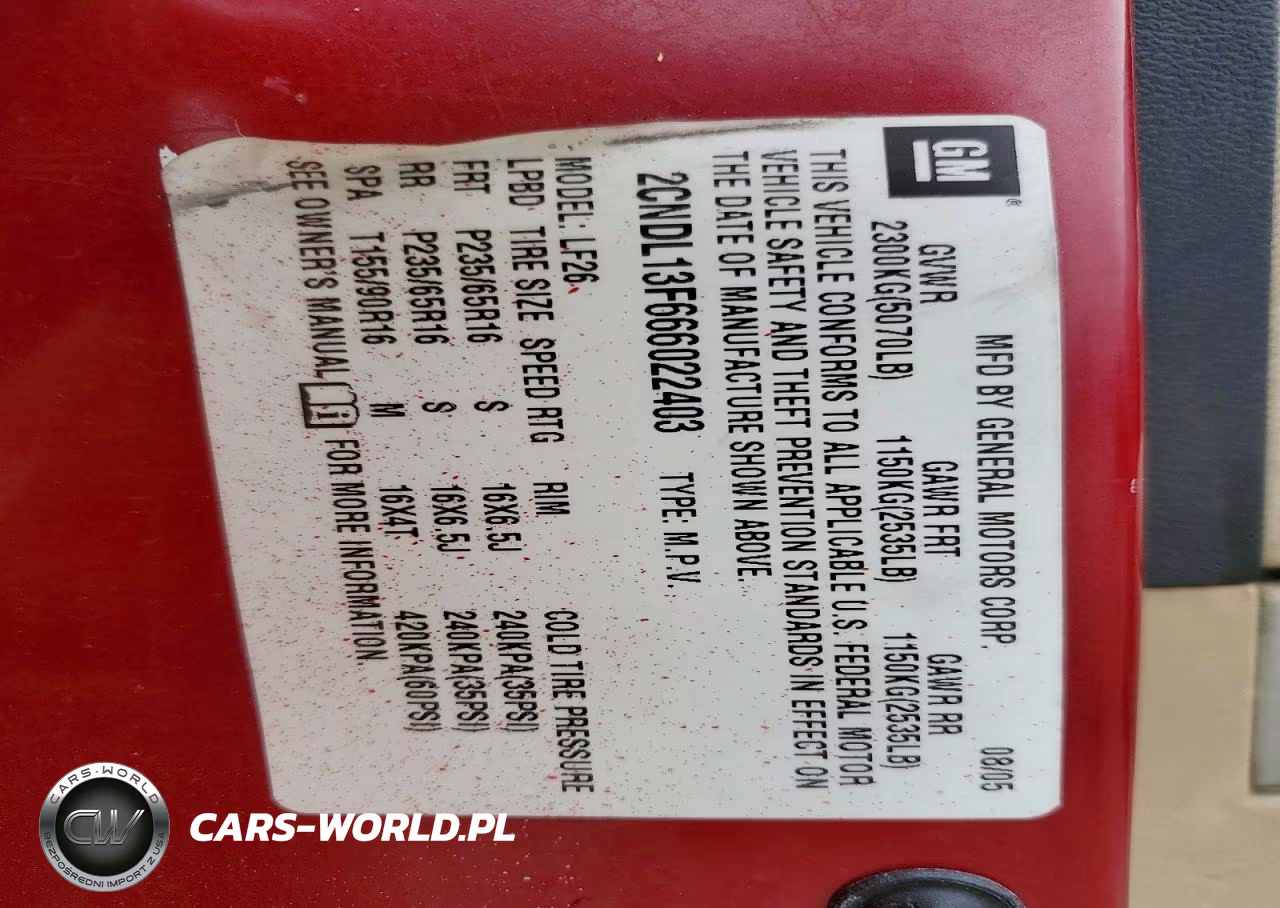2006 Chevrolet Equinox Ls VIN:2CNDL13F666022403 - 14