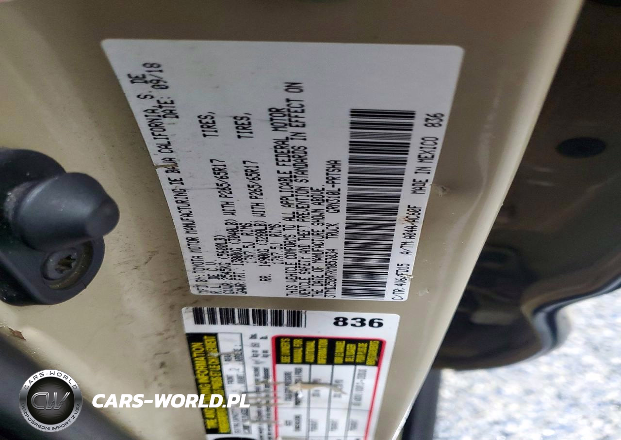 2019 Toyota Tacoma Double Cab VIN:3TMDZ5BN7KM057034 - 13