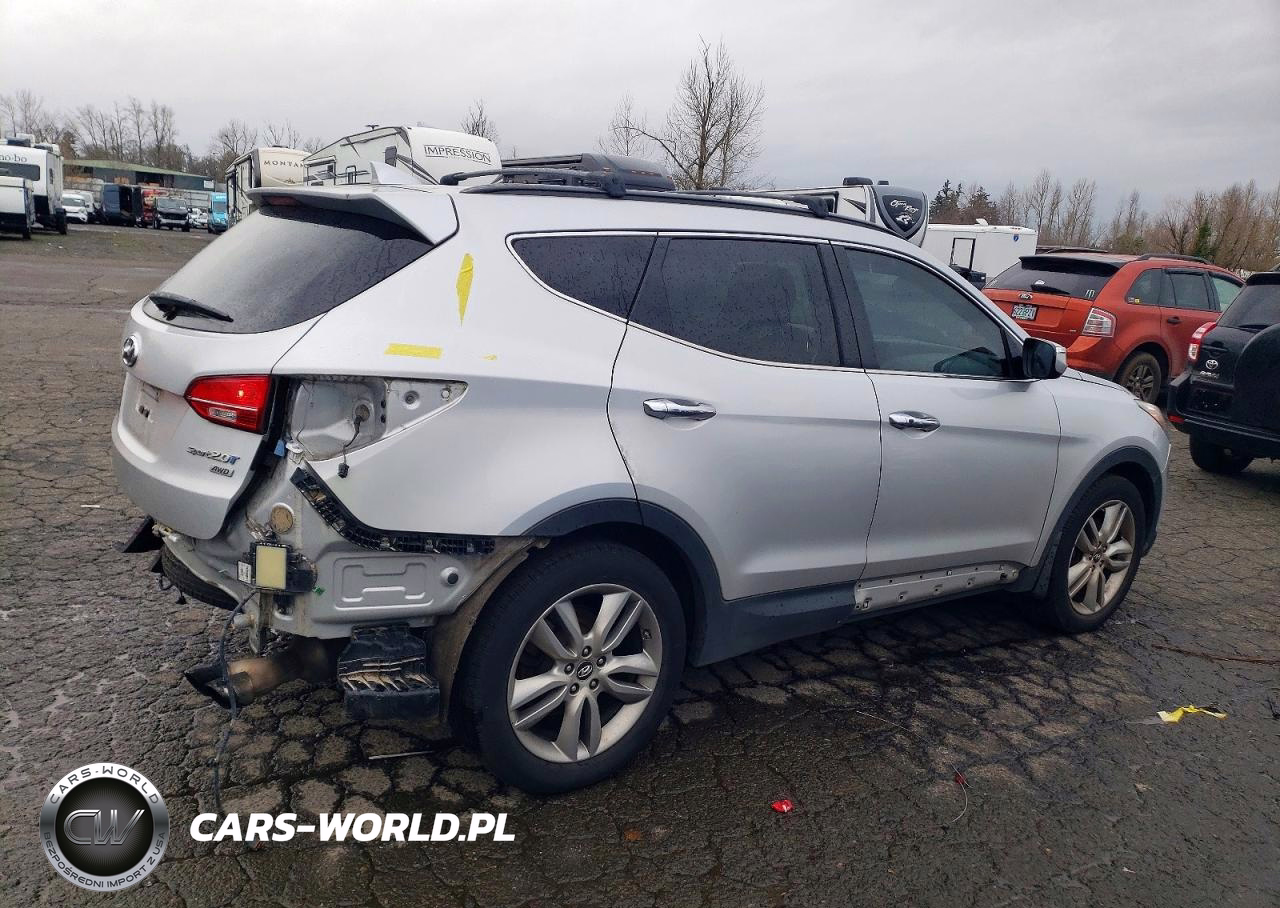 2014 Hyundai Santa Fe VIN:5XYZUDLAXEG224434 - 3