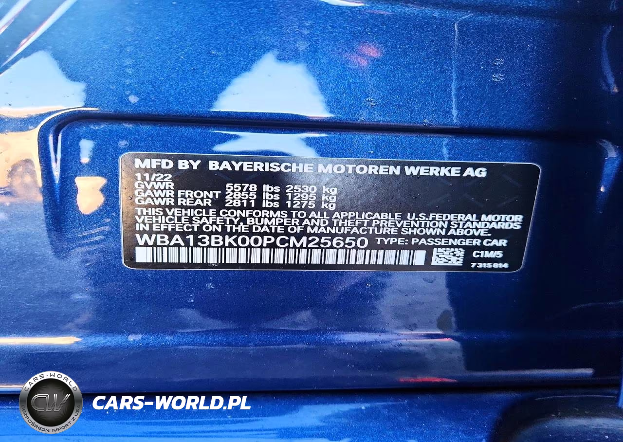 2023 BMW M550Xi VIN:WBA13BK00PCM25650 - 12