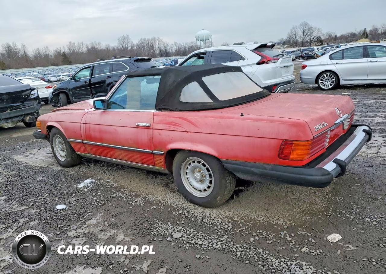 1985 Mercedes-Benz 380 Sl VIN:WDBBA45C6FA035241 - 2