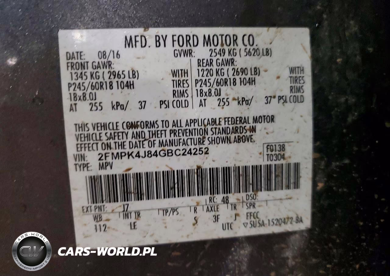 2016 Ford Edge Sel VIN:2FMPK4J84GBC24252 - 14