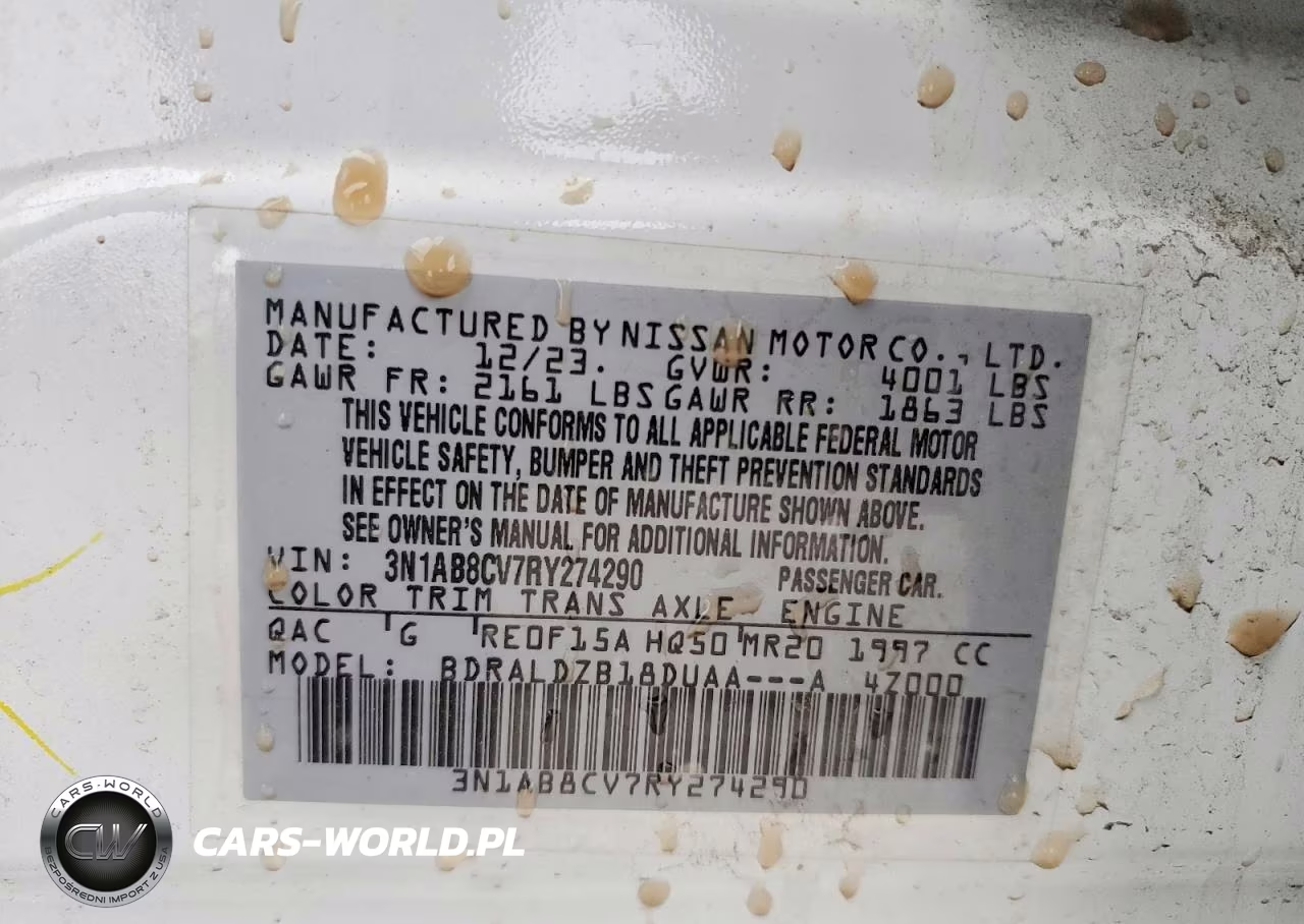 2024 Nissan Sentra Sv VIN:3N1AB8CV7RY274290 - 12