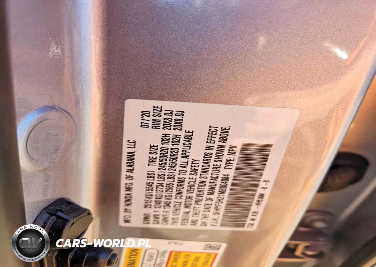 2021 Honda Pilot Se VIN:5FNYF5H21MB004084 - 14