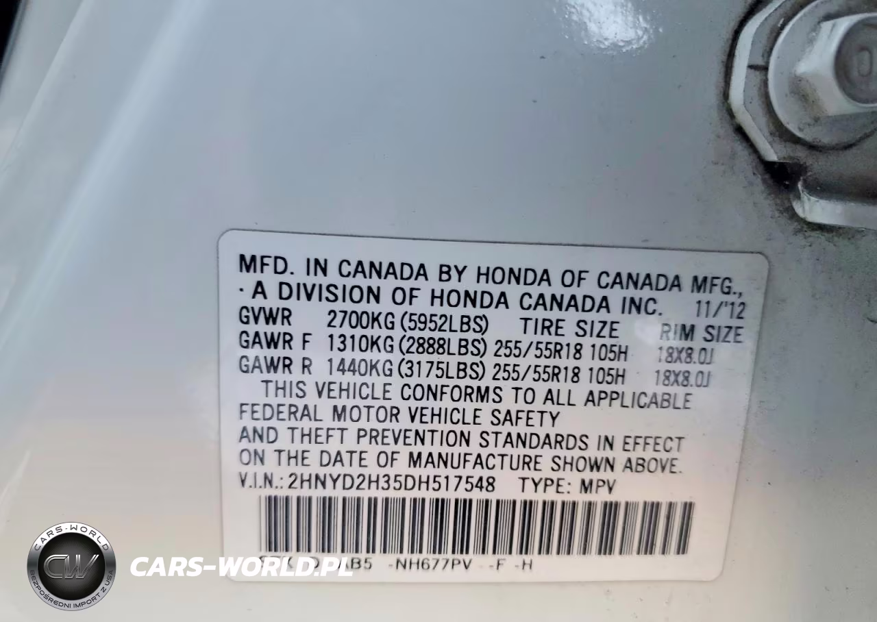 2013 Acura Mdx Technology VIN:2HNYD2H35DH517548 - 12