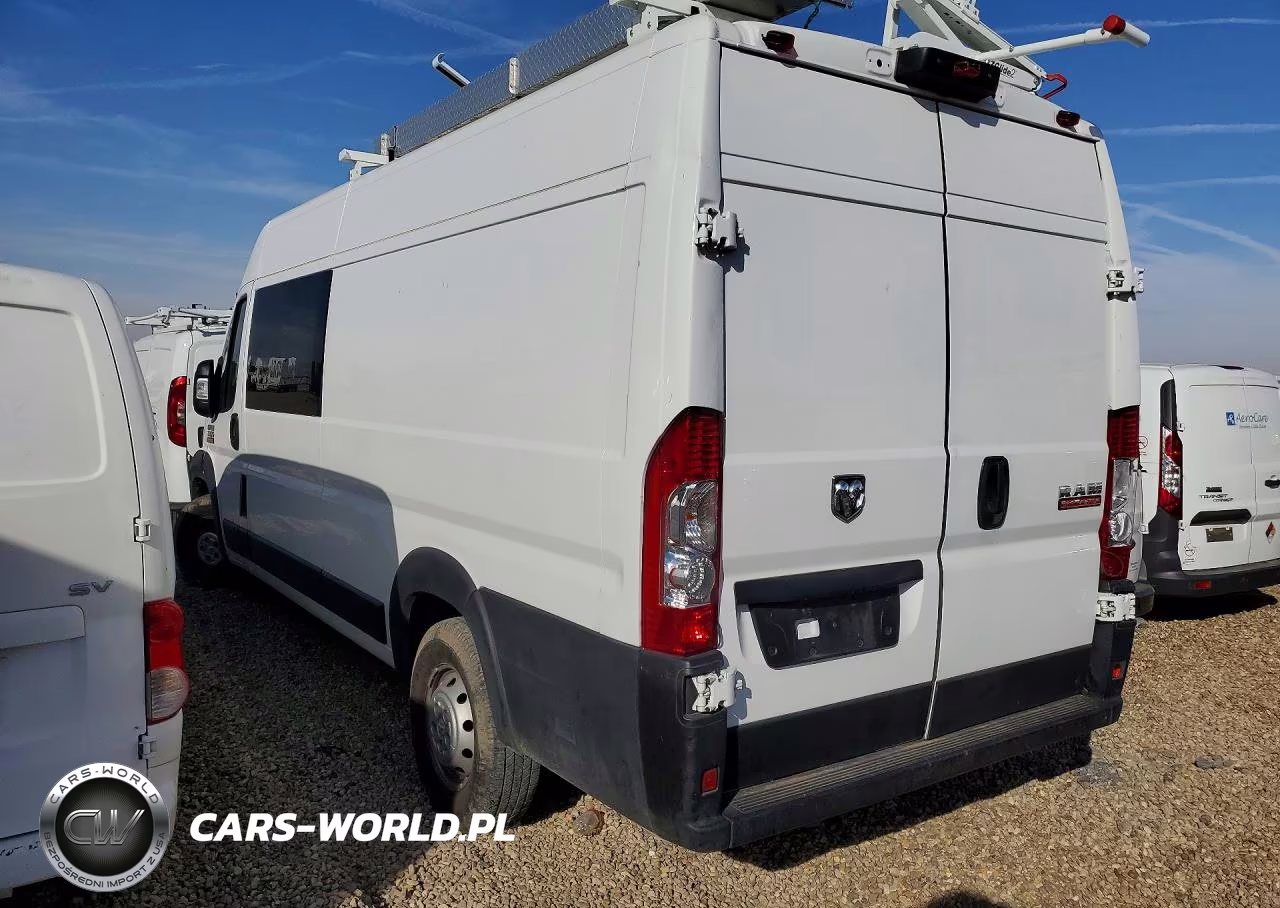 2022 Ram Promaster 3500 Utility - Service Van VIN:3C6MRVJG7NE138379 - 2